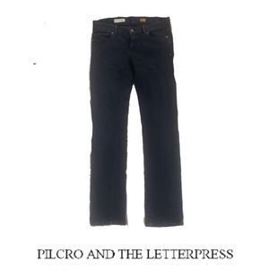 Pilcro letterpress low rise straight Denim Jeans